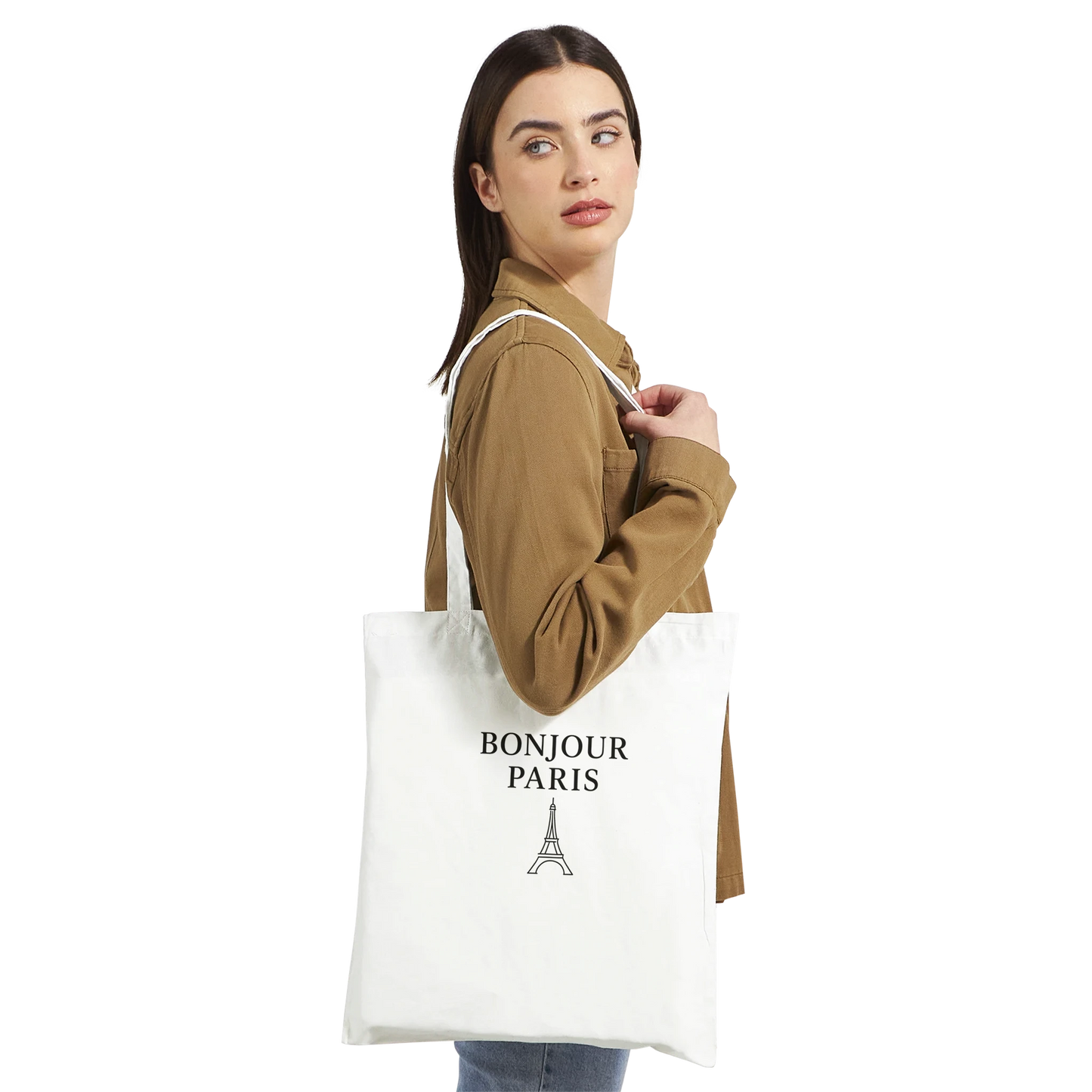 Bonjour Paris Eco-Friendly Tote Bag – Stylish, Reusable, Made in France