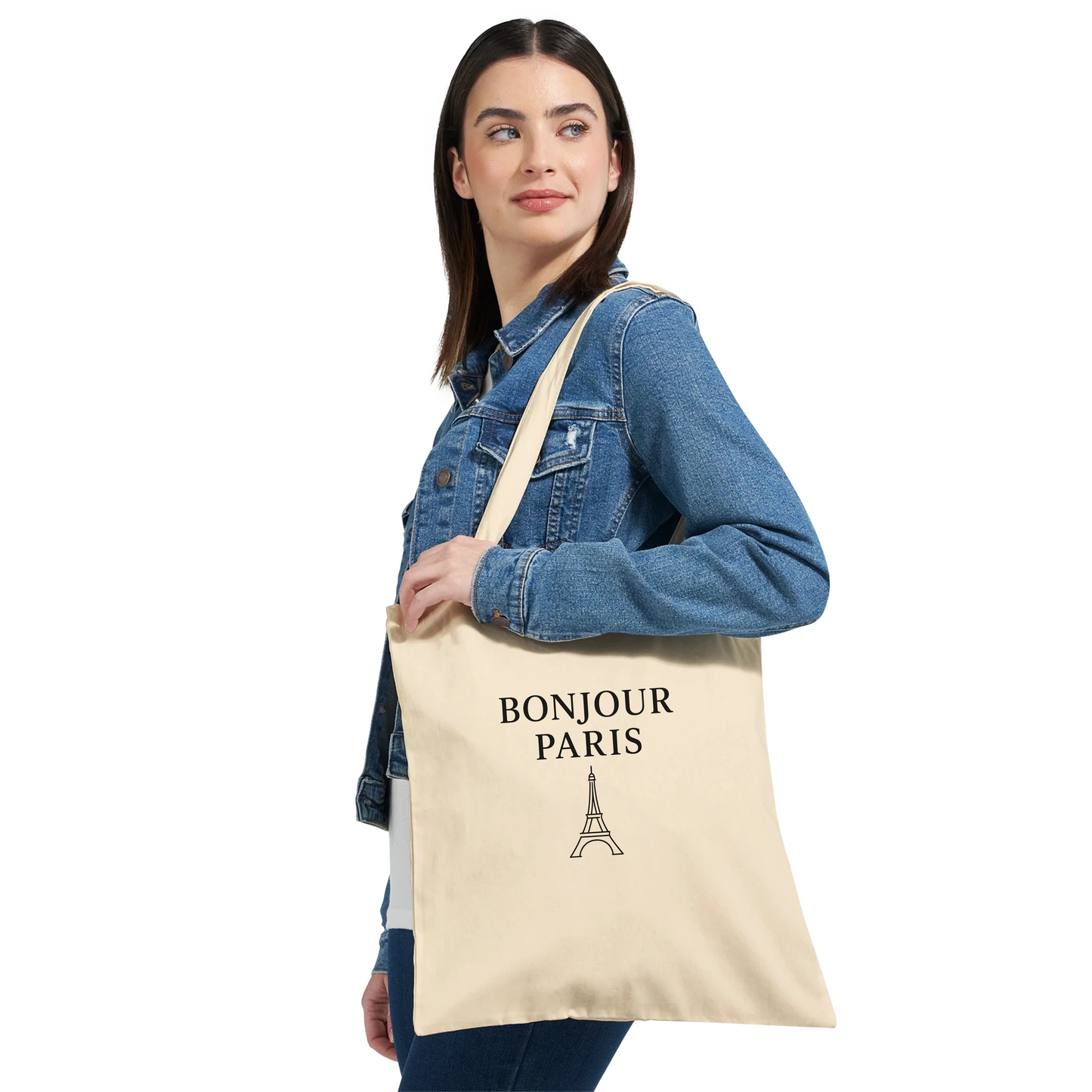 Bonjour Paris Eco-Friendly Tote Bag – Stylish, Reusable, Made in France